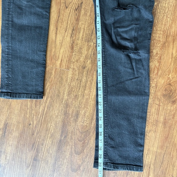 Zara ripped denim - black - skinny/slim jean - Picture 8 of 10